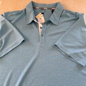 Adidas Men's Teal Polo Shirt